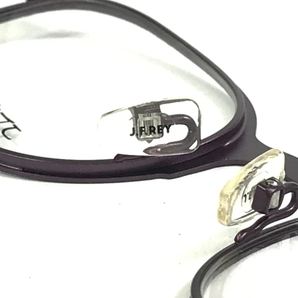 J.F. Rey Eyeglasses Frames JF2600 7979 Matte Purple Textured Ribbed 45-23-135